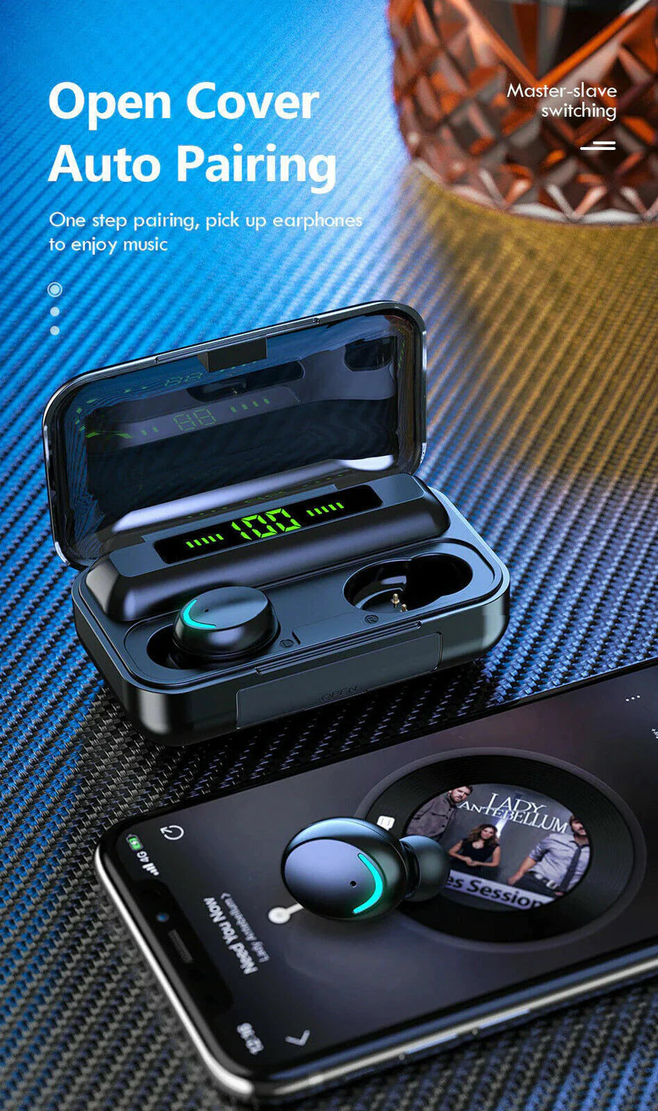 "Ultimate Wireless Bluetooth Earbuds - Enjoy Crystal Clear Audio on Any Device, Anywhere, Anytime!"