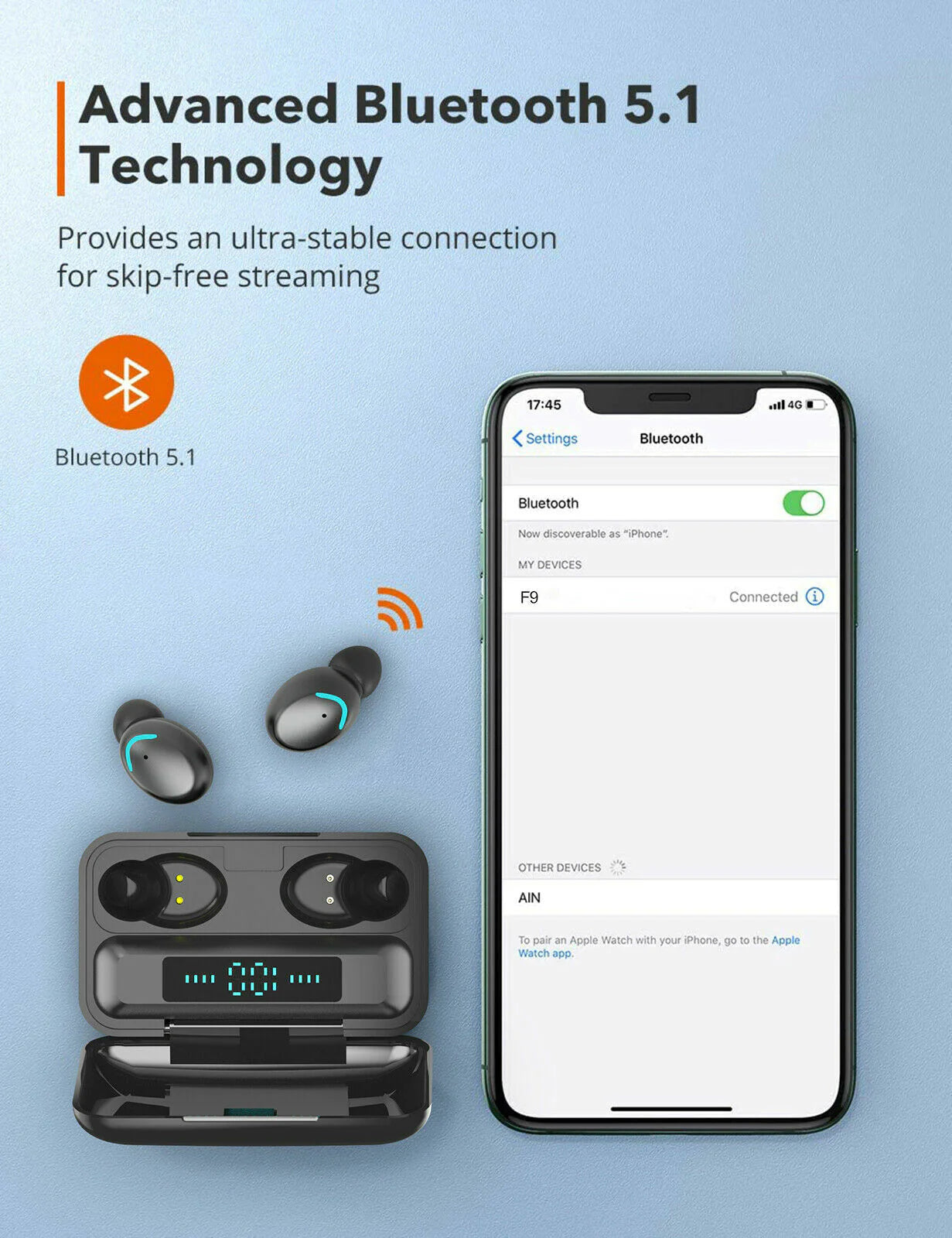 "Ultimate Wireless Bluetooth Earbuds - Enjoy Crystal Clear Audio on Any Device, Anywhere, Anytime!"