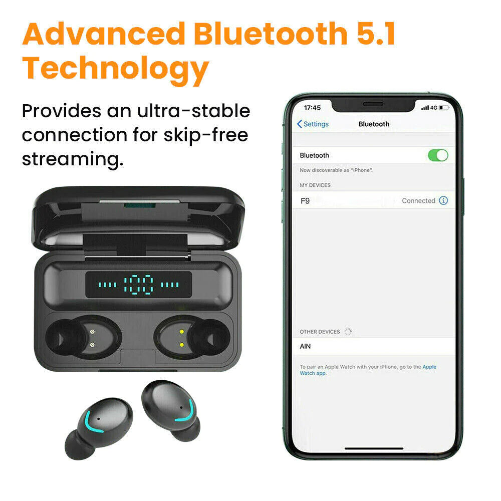 "Ultimate Wireless Bluetooth Earbuds - Enjoy Crystal Clear Audio on Any Device, Anywhere, Anytime!"